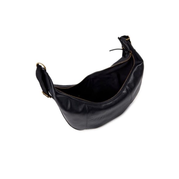 Time and Tru Women’s Marcela Hobo Handbag Or Cross Body Purse New black - Picture 5 of 8